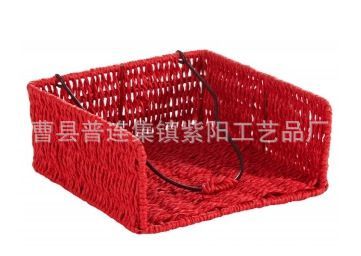 【厂家供应纸绳编织收纳筐 软编工艺品 草编储物收纳篮】价格_厂家 - 中国供应商